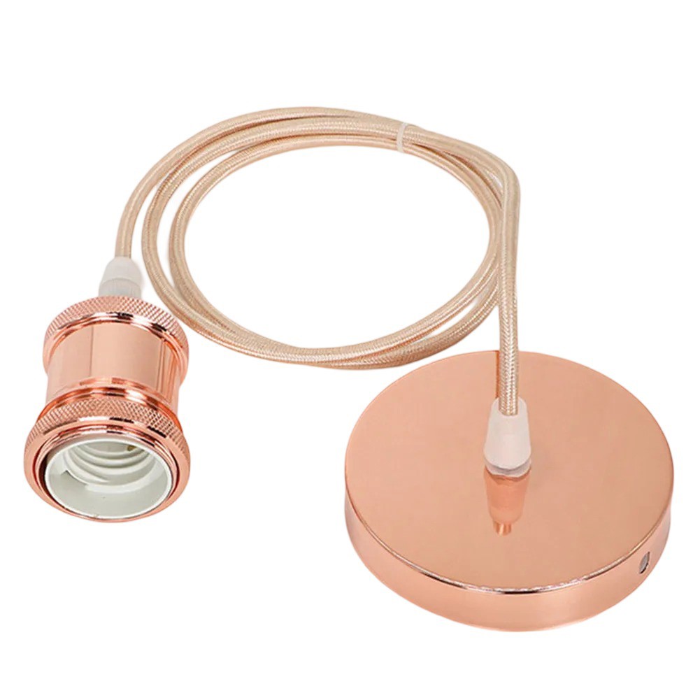 E27 Compatible Retro Ceiling Pendant Fitting for Enhancing Home Ambiance - Picture 25 of 26