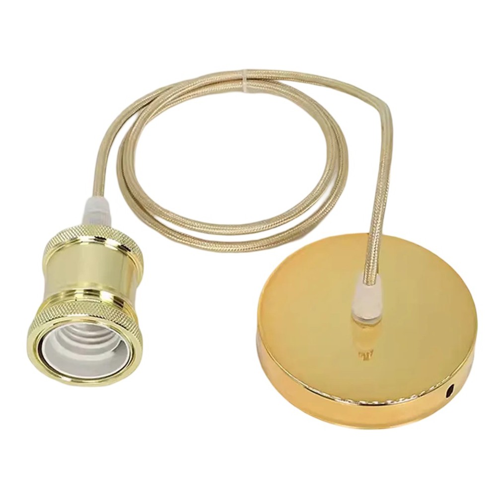 E27 Compatible Retro Ceiling Pendant Fitting for Enhancing Home Ambiance - Picture 17 of 26