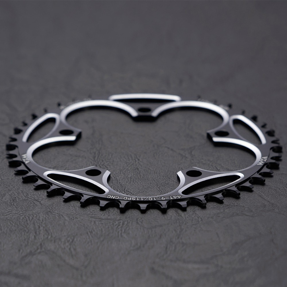 EASILY INSTALLED ALUMINUM Alloy Single Round Chainwheel for Biking Gear ...