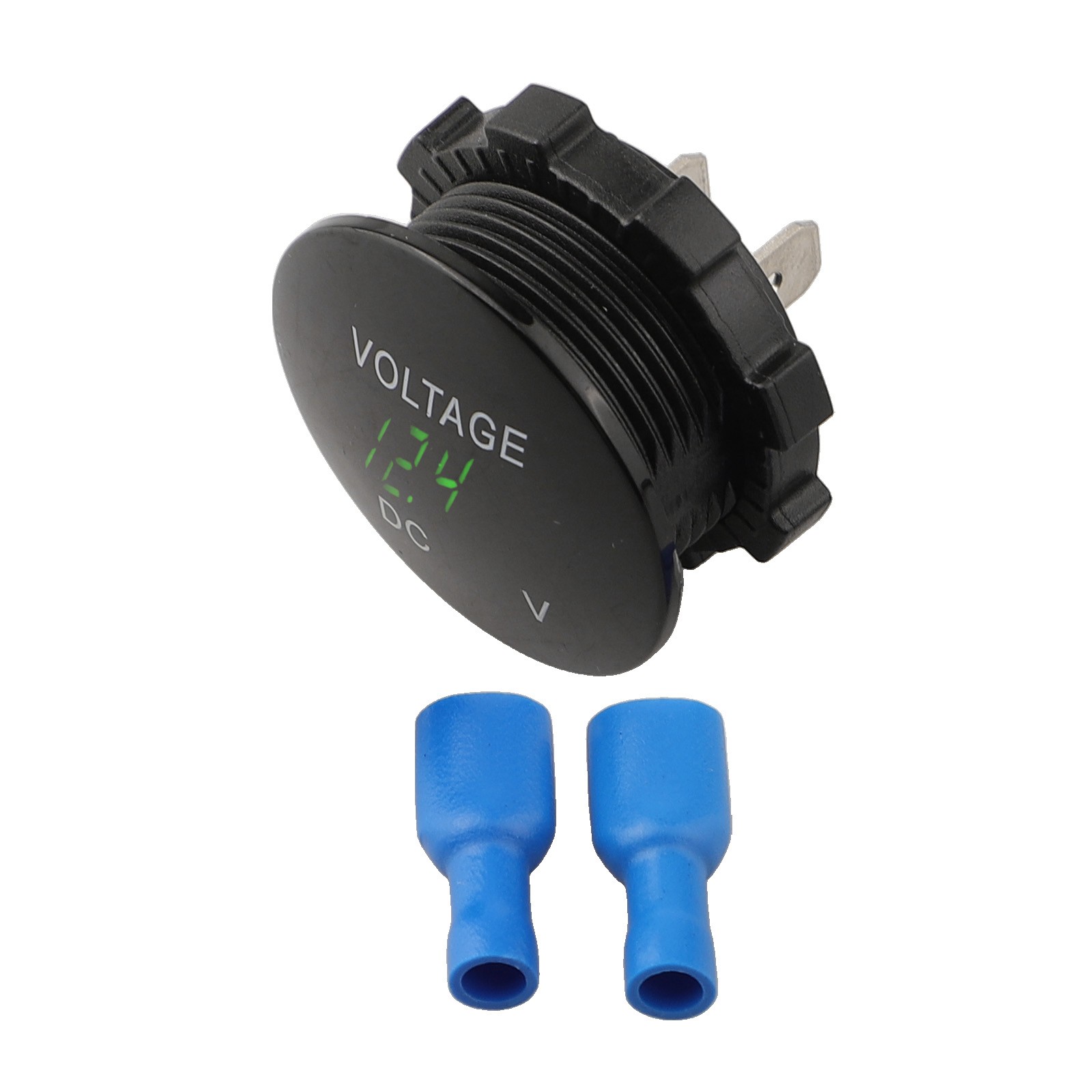 Waterproof LED Voltmeter Meter with Nylon Retaining Nut for Easy Installation