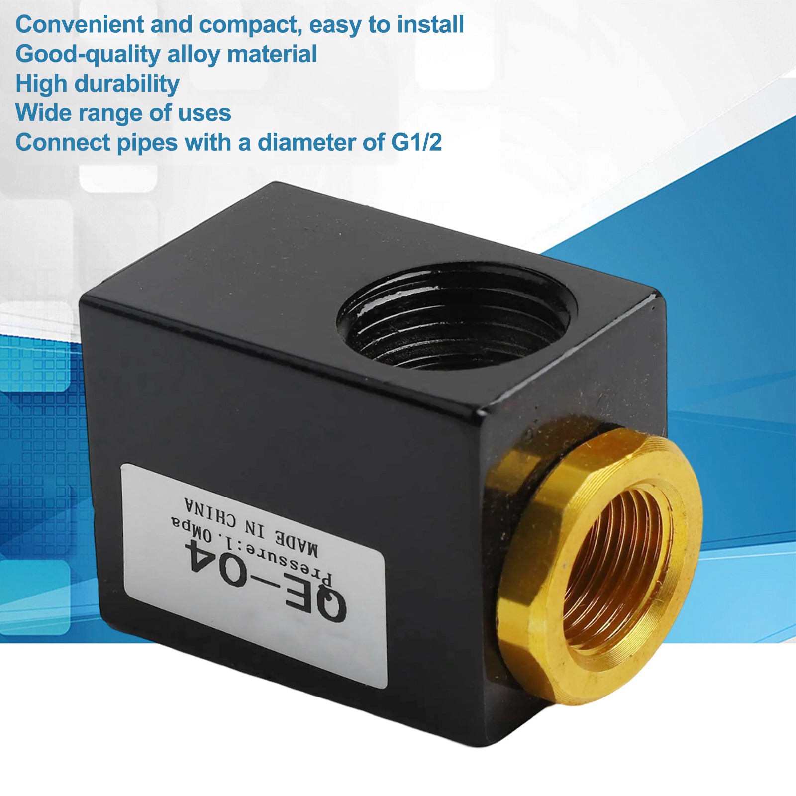 High Performance Quick Exhaust Valve G1/2 Compatible with Pneumatic Systems - Picture 5 of 12