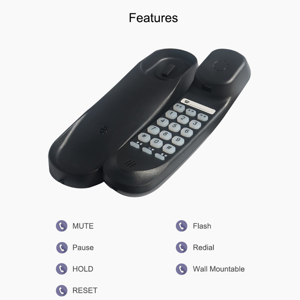 Telefono con tastiera illuminata facile da usare progettato per spazi abitativi - Zdjęcie 8 z 14