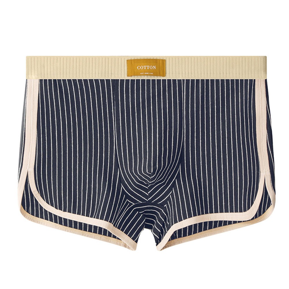 Boxer homme respirant grande taille avec motif rayures pour usage domestique - Photo 13/17