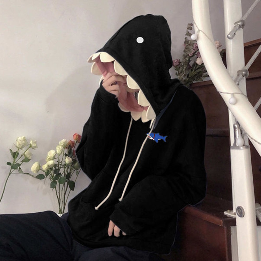Funny Couple's Loose Fit Hoodie Ideal for Relaxing Weekends or Vacations - Picture 16 of 32