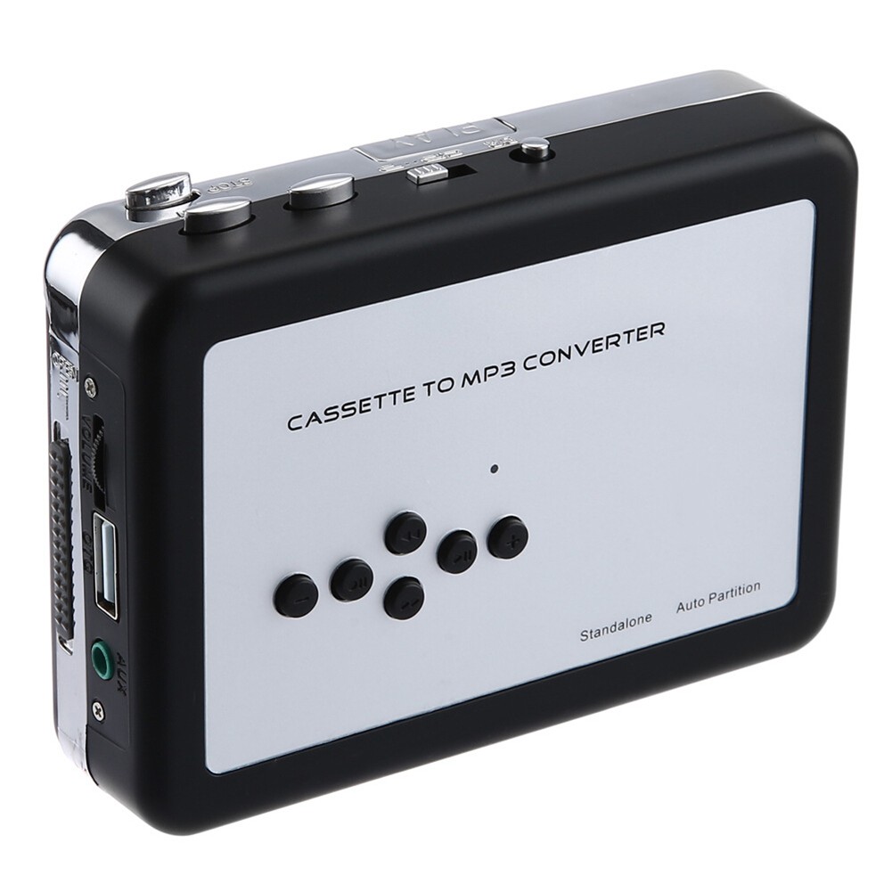 Kassettenrekorder – USB-Kassettenkonverter Zum Digitalisieren | Musik Von Kassette Auf MP3 | Inklusive USB-Kabel & Kopfhörer