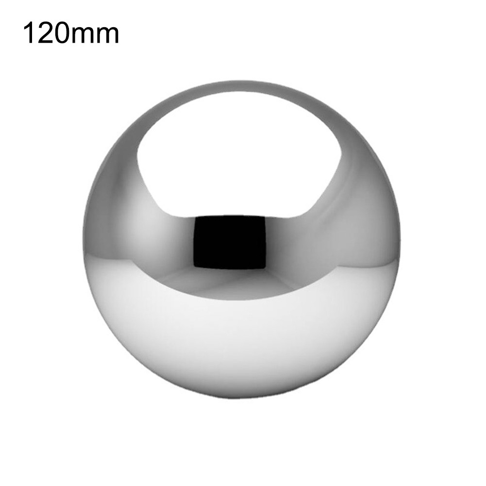 Boules de jardin réfléchissantes en acier inoxydable pour décoration extérie - Photo 21/23