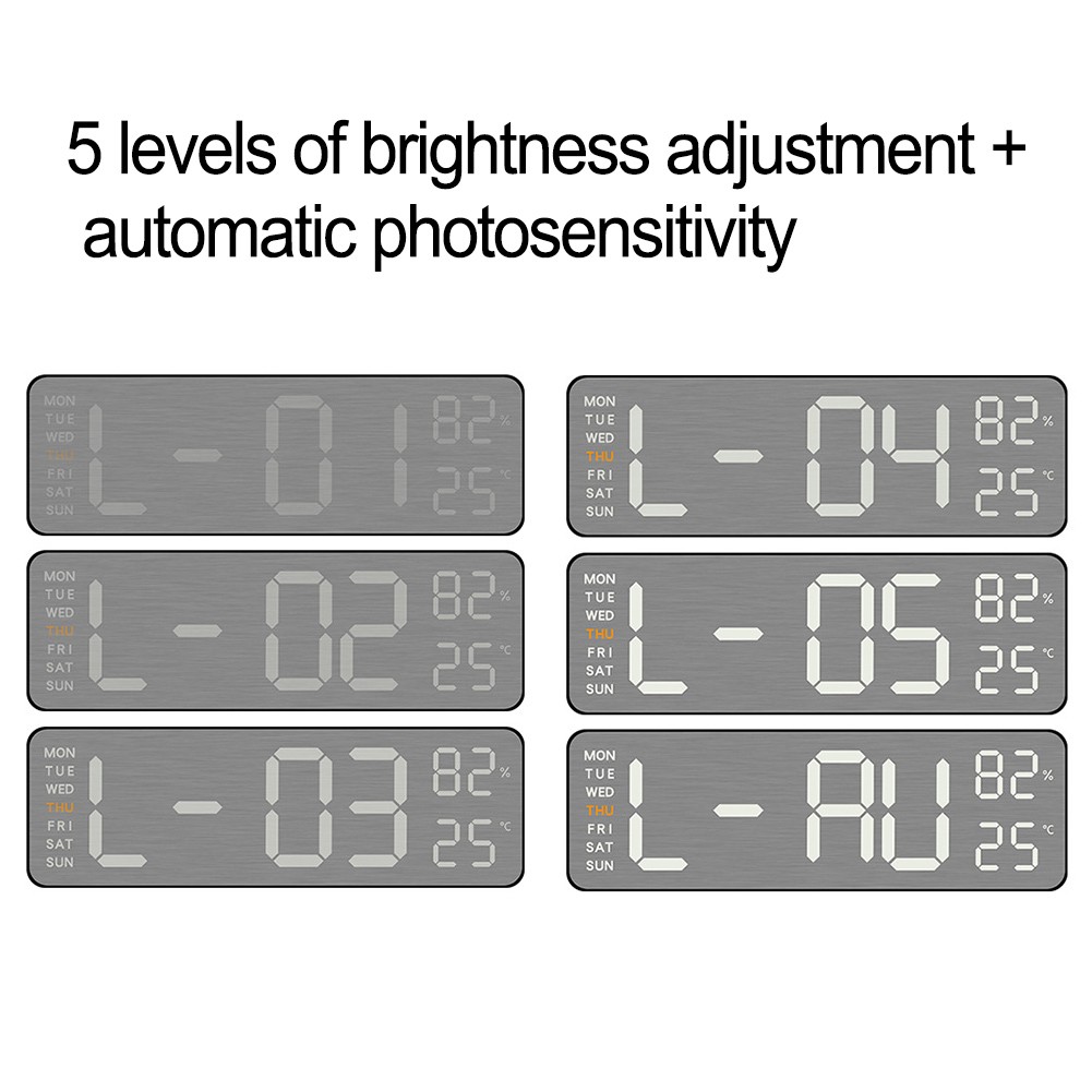 Compact LED Alarm Clock with 12/24 Hour Format and Celsius/Fahrenheit Toggle - Picture 19 of 42