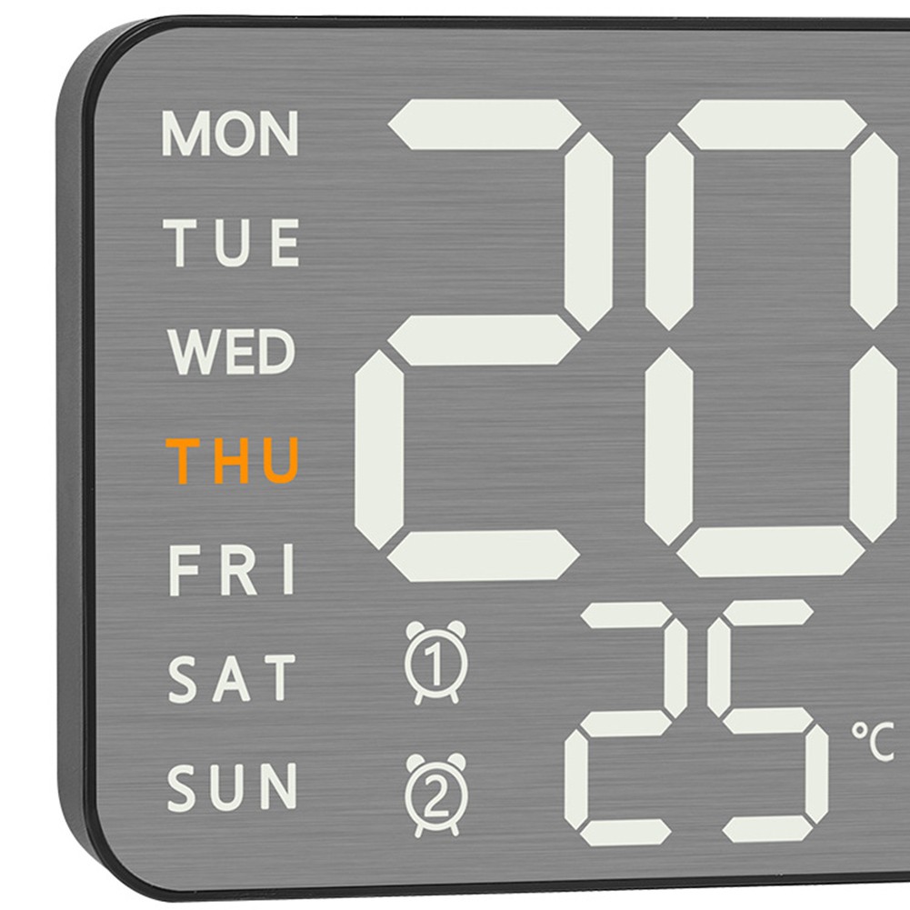 Compact LED Alarm Clock with 12/24 Hour Format and Celsius/Fahrenheit Toggle - Picture 37 of 42