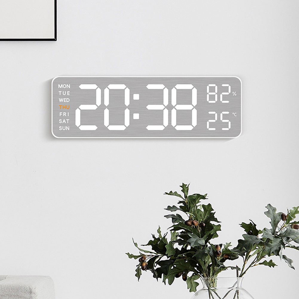 Compact LED Alarm Clock with 12/24 Hour Format and Celsius/Fahrenheit Toggle - Picture 25 of 42