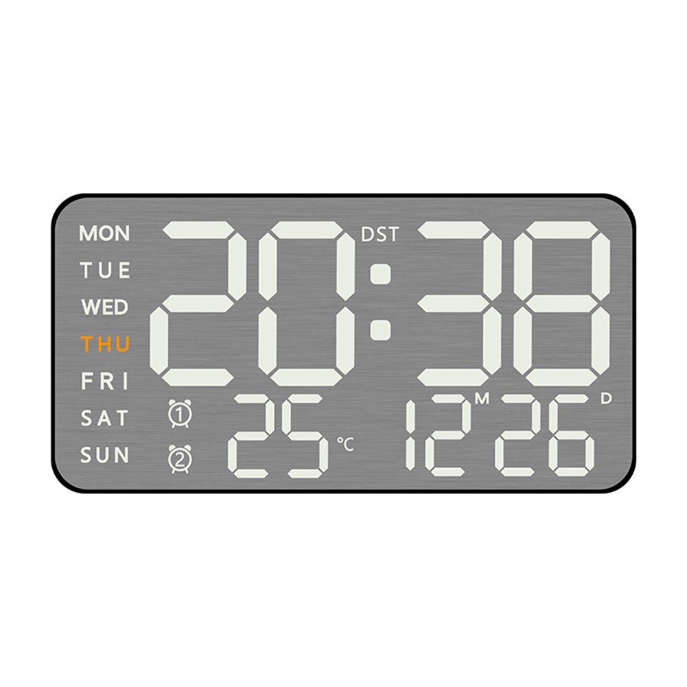 Compact LED Alarm Clock with 12/24 Hour Format and Celsius/Fahrenheit Toggle - Picture 27 of 42