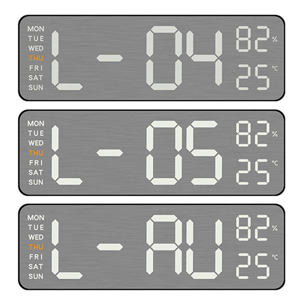 Compact LED Alarm Clock with 12/24 Hour Format and Celsius/Fahrenheit Toggle - Picture 18 of 42