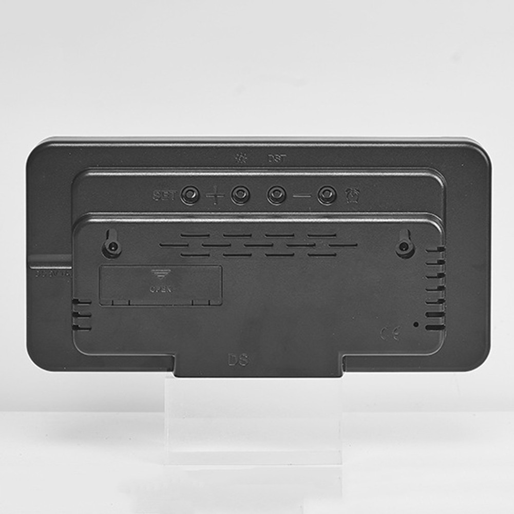 Compact LED Alarm Clock with 12/24 Hour Format and Celsius/Fahrenheit Toggle - Picture 28 of 42