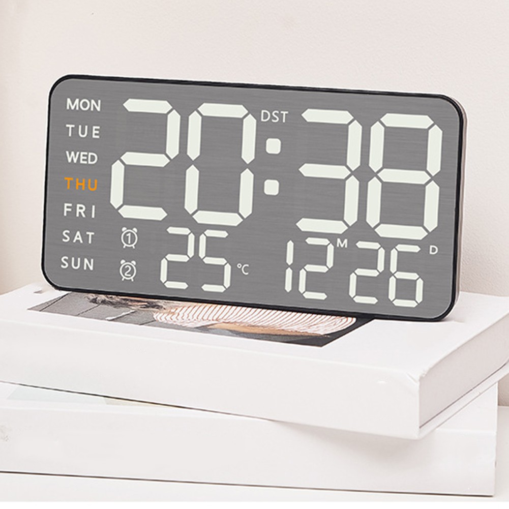 Compact LED Alarm Clock with 12/24 Hour Format and Celsius/Fahrenheit Toggle - Picture 35 of 42