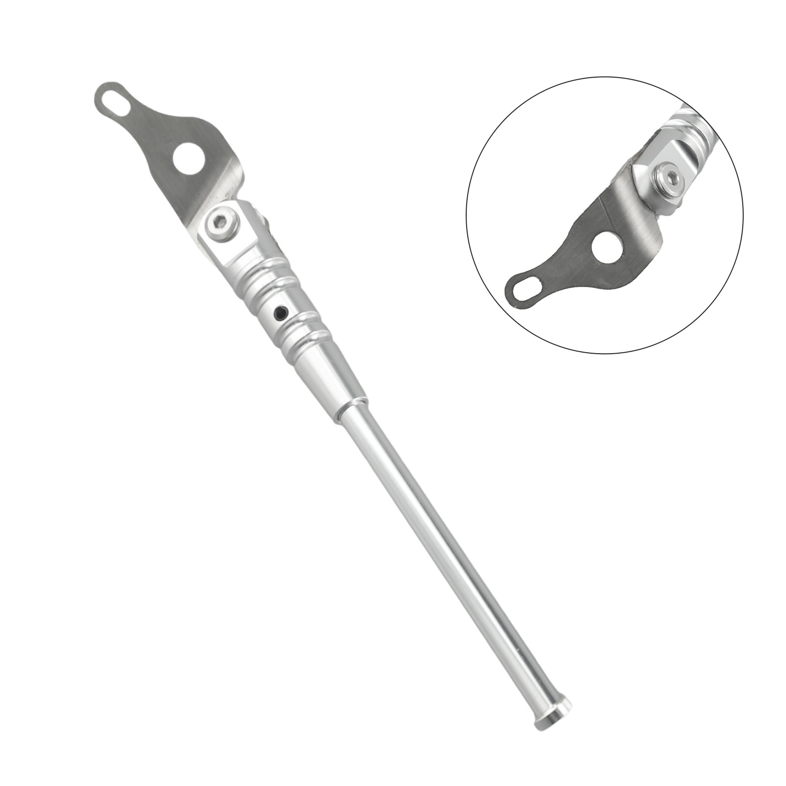 Soporte ajustable de aluminio de una sola pierna para bicicletas plegables Brompton - Imagen 51 de 52