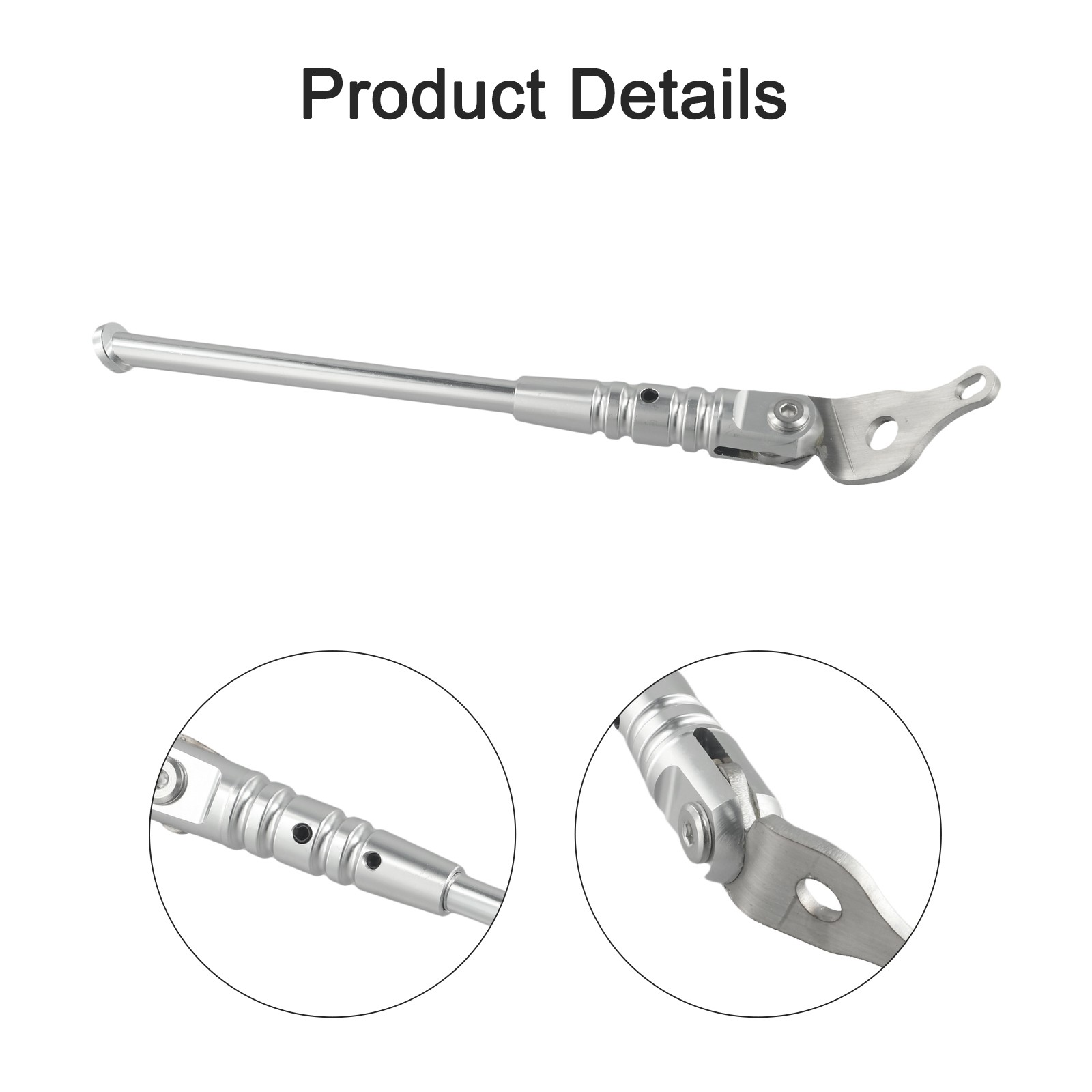 Soporte ajustable de aluminio de una sola pierna para bicicletas plegables Brompton - Imagen 44 de 52
