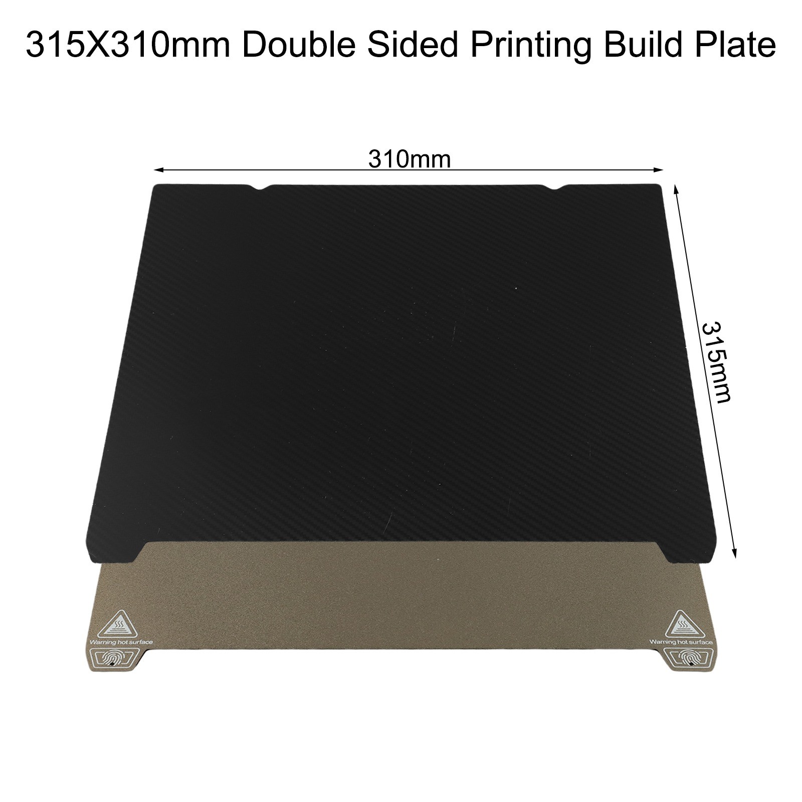 Plaque de Construction Compatible pour K1 Max Mesurant 315x310mm avec Double Fon - Photo 15/27