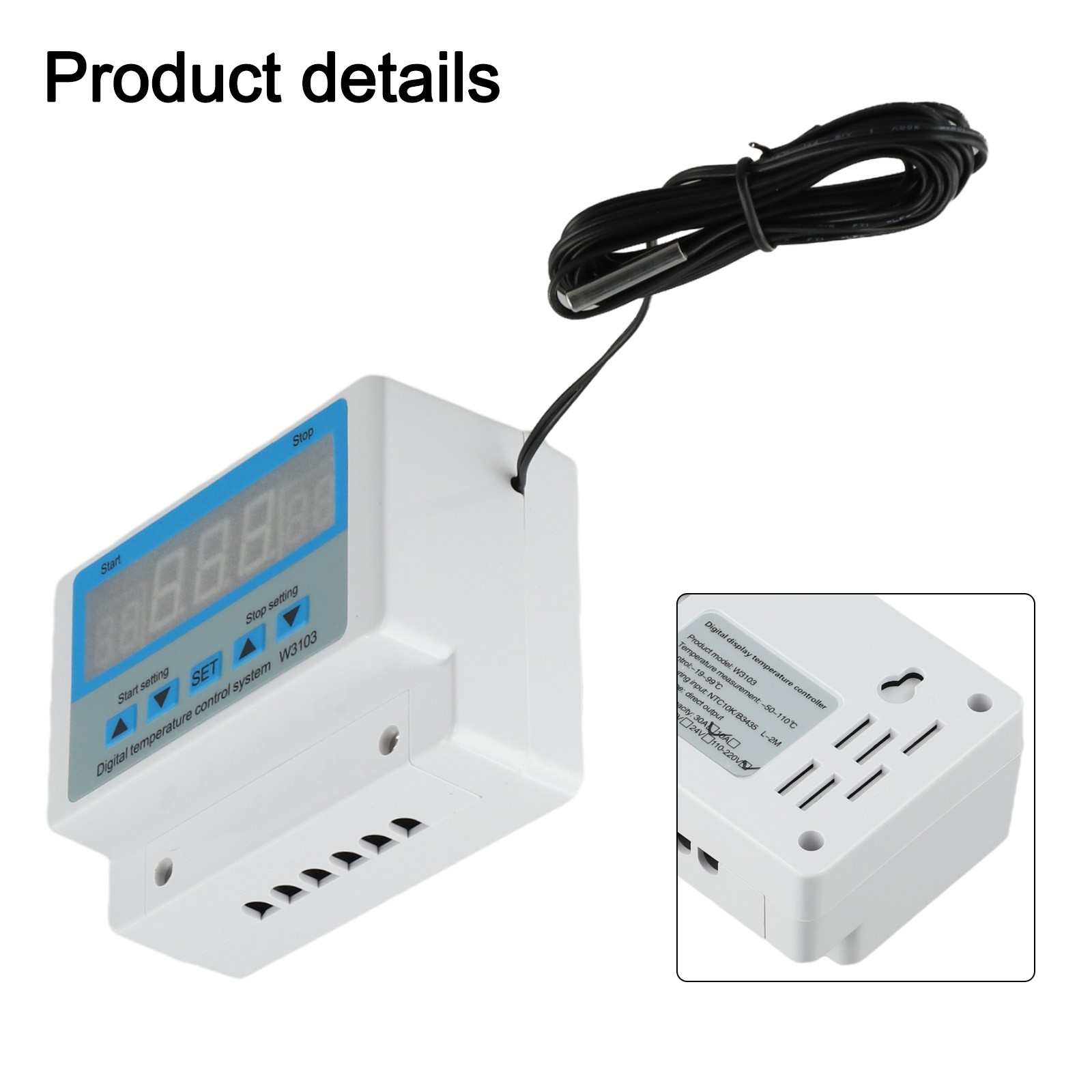 Digital Thermostat with Intermittent Operation and Timed Settings for Heating - Picture 36 of 39
