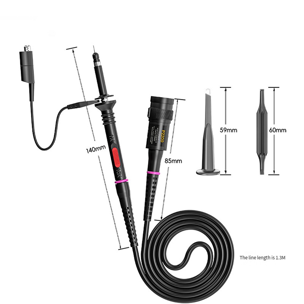 OWON OW3200/OW3100/OW3070/OW3300 Digital Oscilloscope Probes 200hz 100hz 70hz Bandwidth For XDS HDS200 Series Oscilloscopes  1420