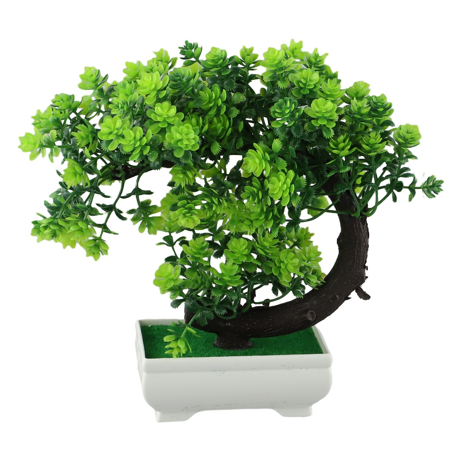 Lifelike Desktop Rose Crescent Moon Tree Bonsai Add Elegance to Your Space - Picture 30 of 44