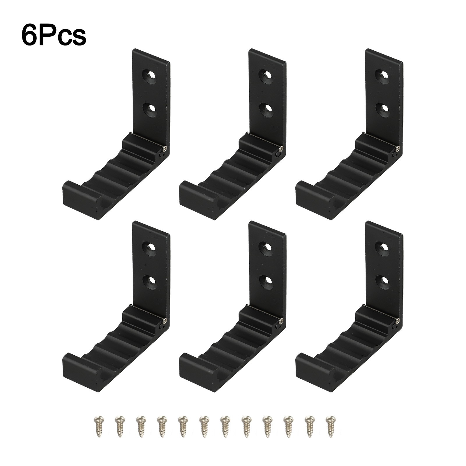 Folding Aluminum Alloy Coat Hook with Screws for Easy Install