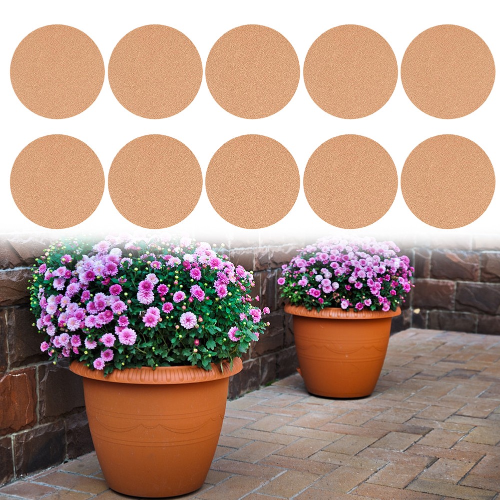 10er Set Kork Topfmatten perfekt zur Aufwertung Ihrer Indoor Garten Einrichtung - Bild 15 von 32