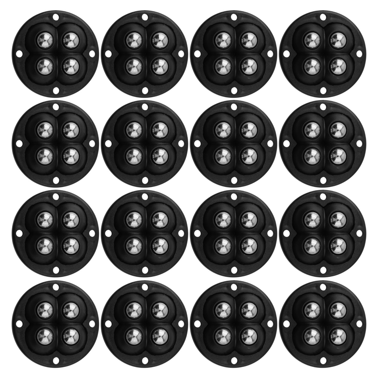 Cleverly Designed Mini Casters Set of 16 to Protect Floors from Damage