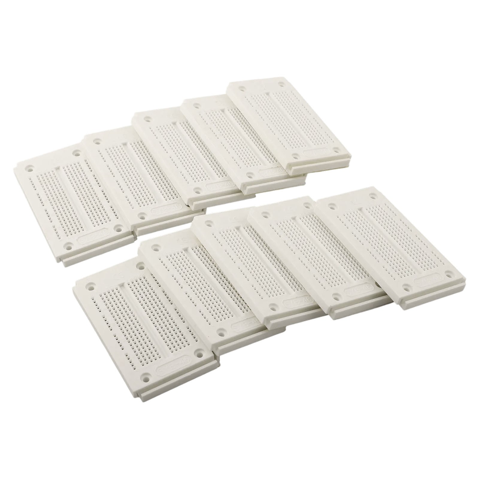 Lot De 2 Plaques D'essais (breadboards) Sans Soudure 700 Points - Modèle SYB-46 - Neuf
