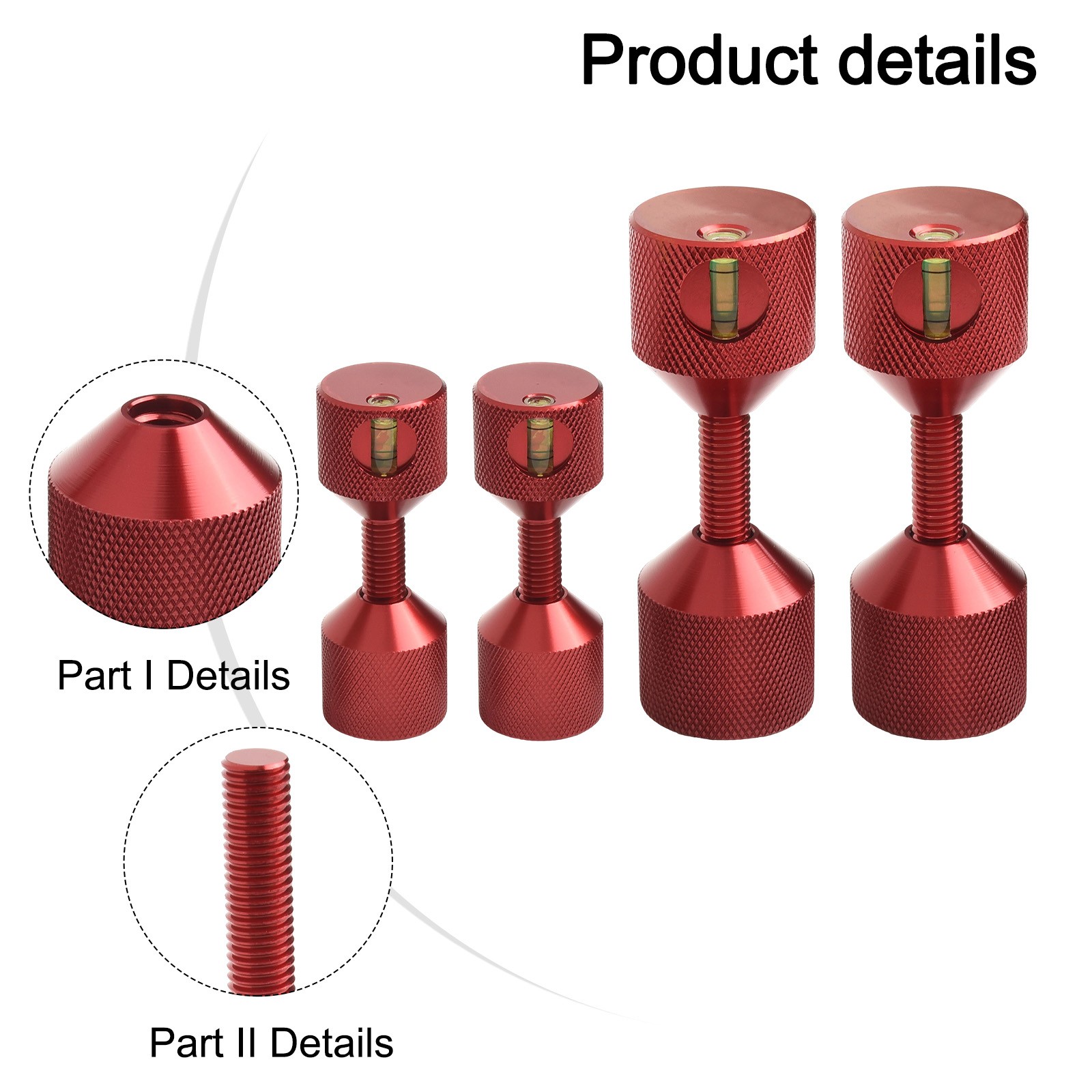 Two Hole Aluminum Flange Pins Set for Vertical and Horizontal Alignment - Picture 35 of 49