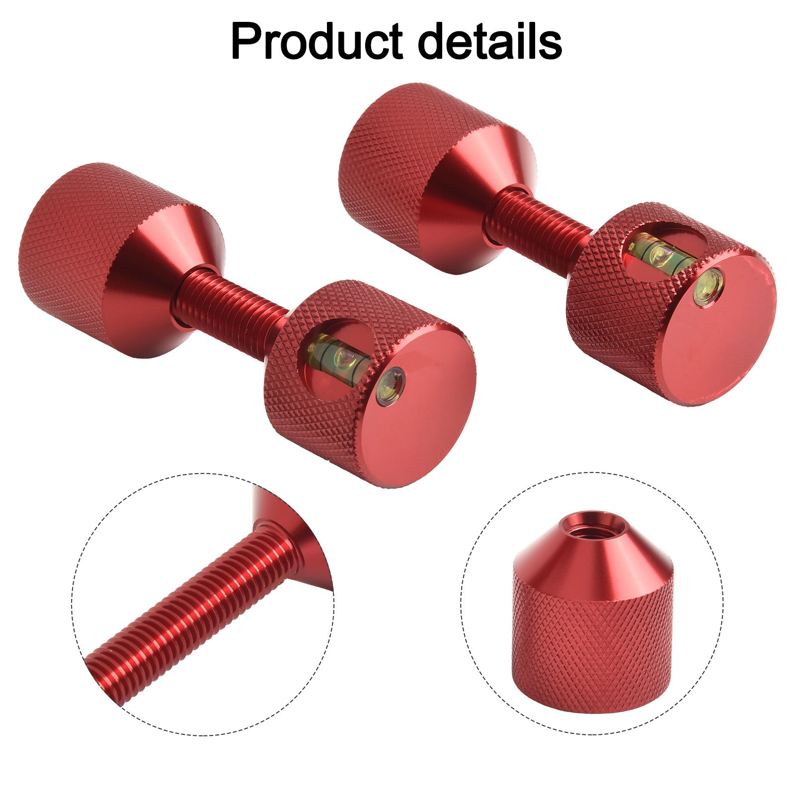 6061 Aluminum Flange Positioning Pins with Anodized Black Oxide Finish - Picture 35 of 49