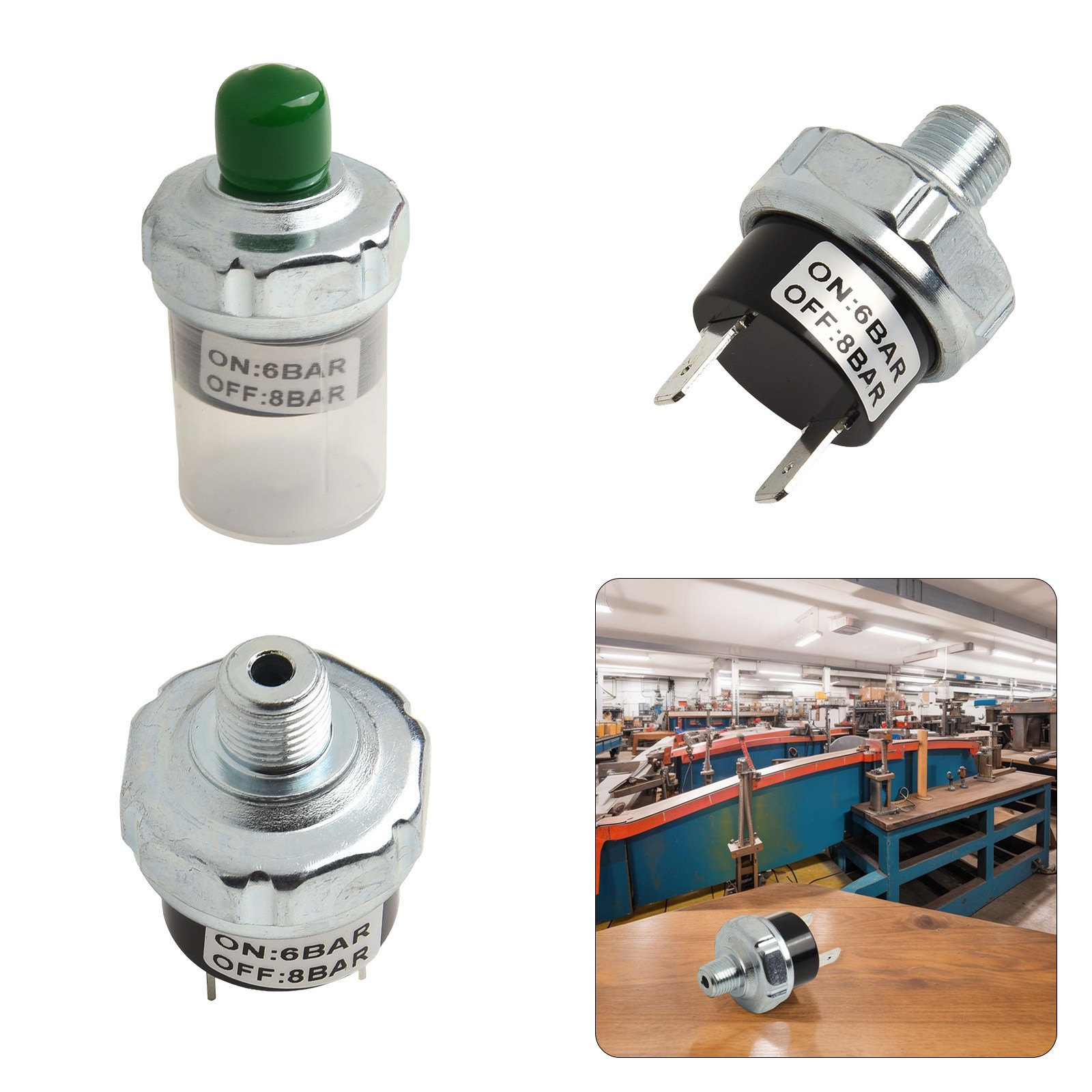 Pressostat d'air compatible système pneumatique avec options double tension - Picture 15 of 29