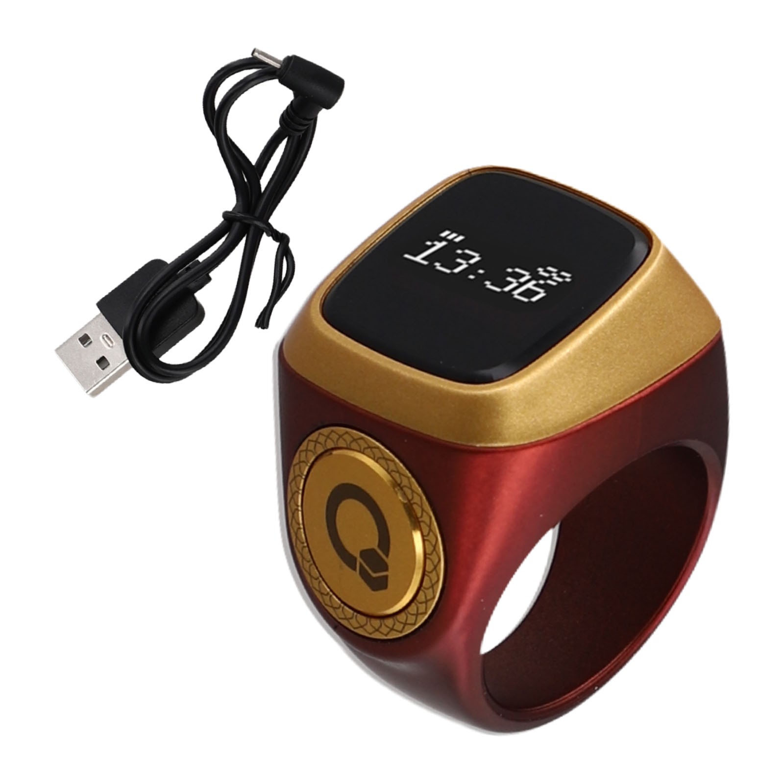 Long lasting Battery Smart Zikr Ring for Continuous Usage During Prayers
