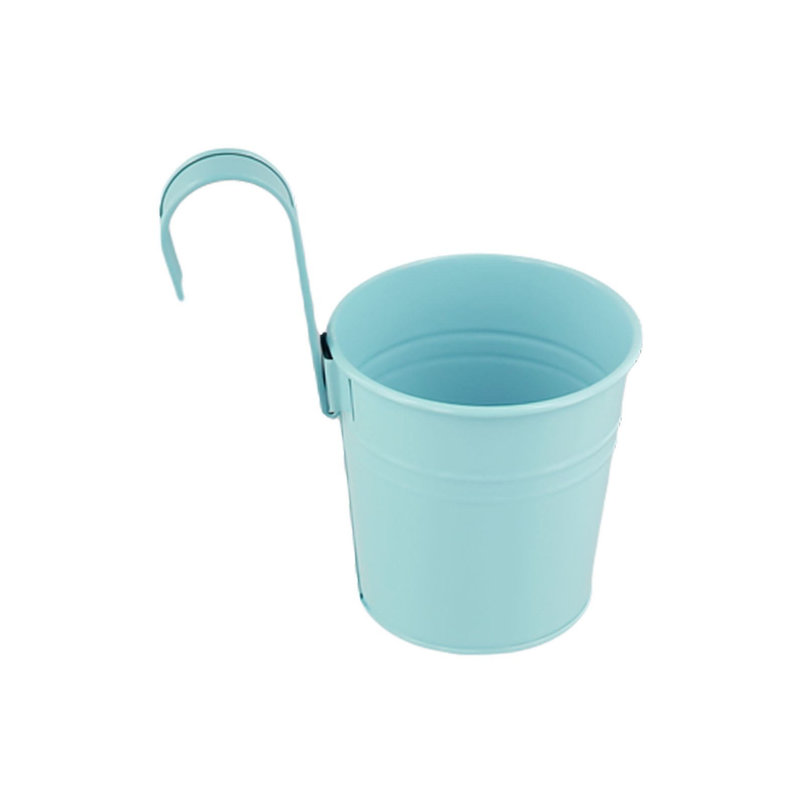 5pz Fioriere da Appendere in Metallo per Giardino Balcone con Ganci Estraibili - Foto 22 di 27