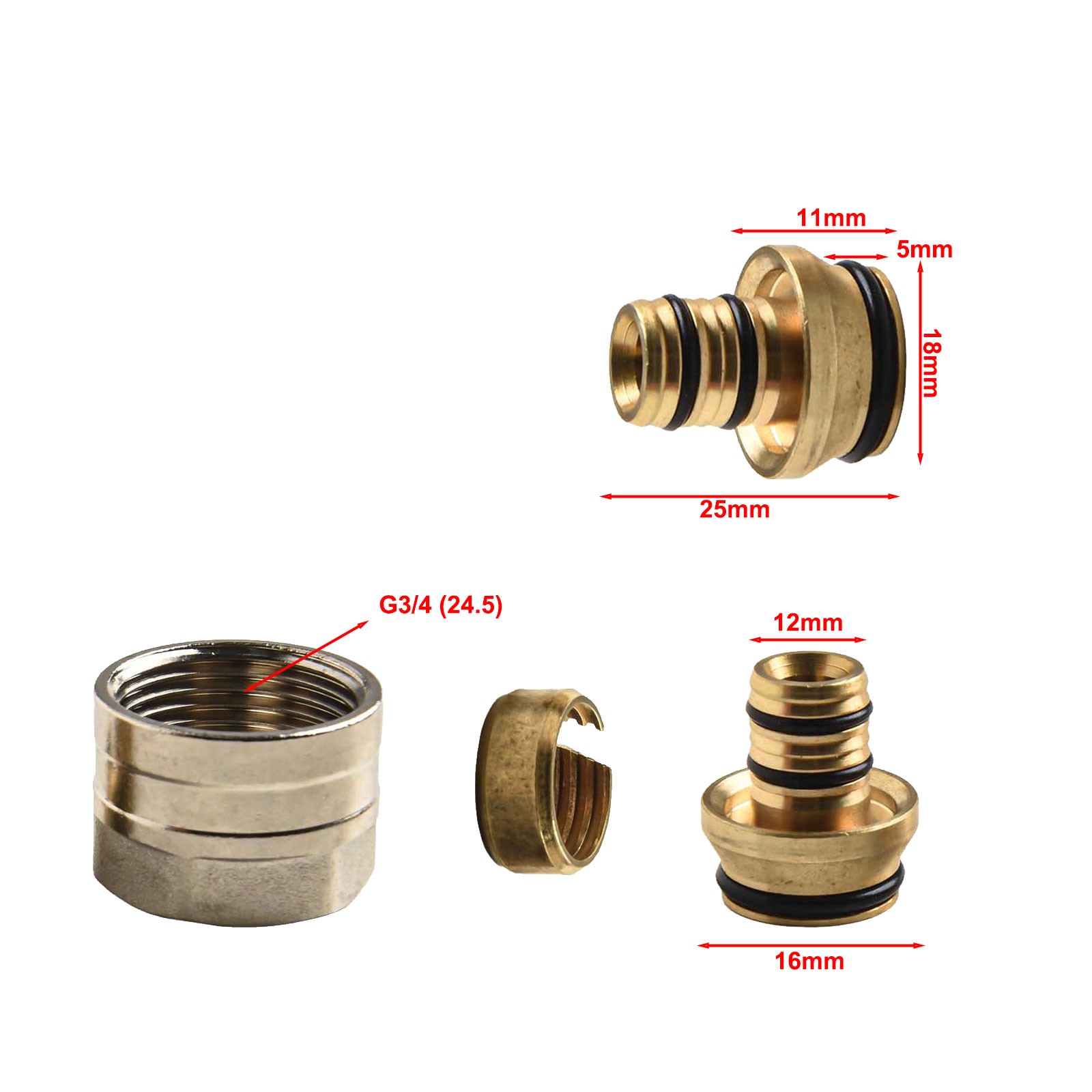 16mm Connectors Commercial Applications Easy To Install Leak-Free Operation - Picture 15 of 30