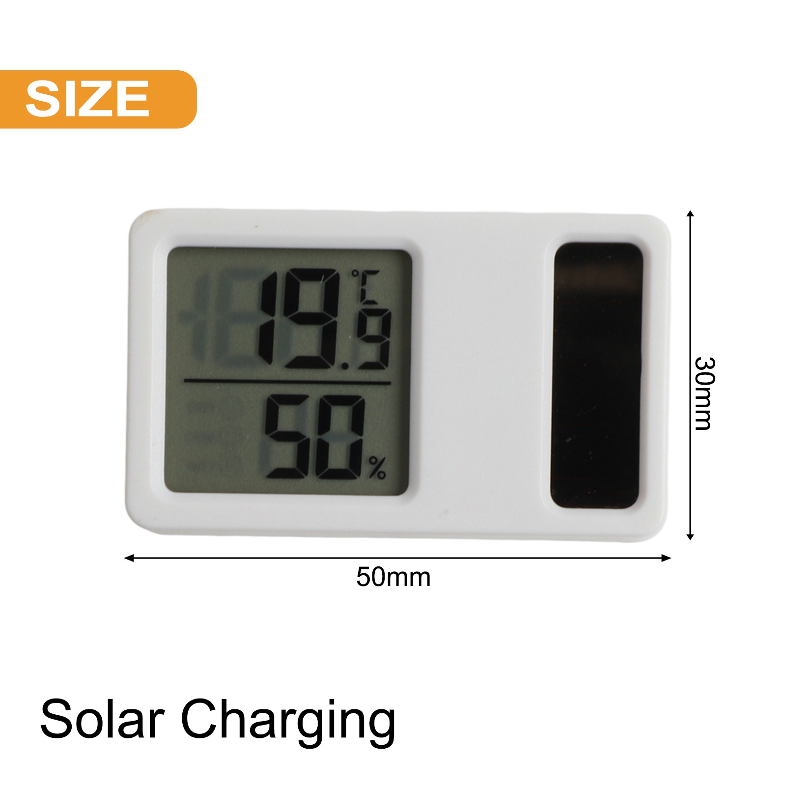 Energetically Efficient Temperature & Humidity Meter with Easy to Read Display