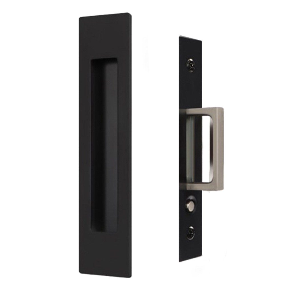 Flush Pull Handle for Pocket Doors Simple Installation Stainless Steel Design