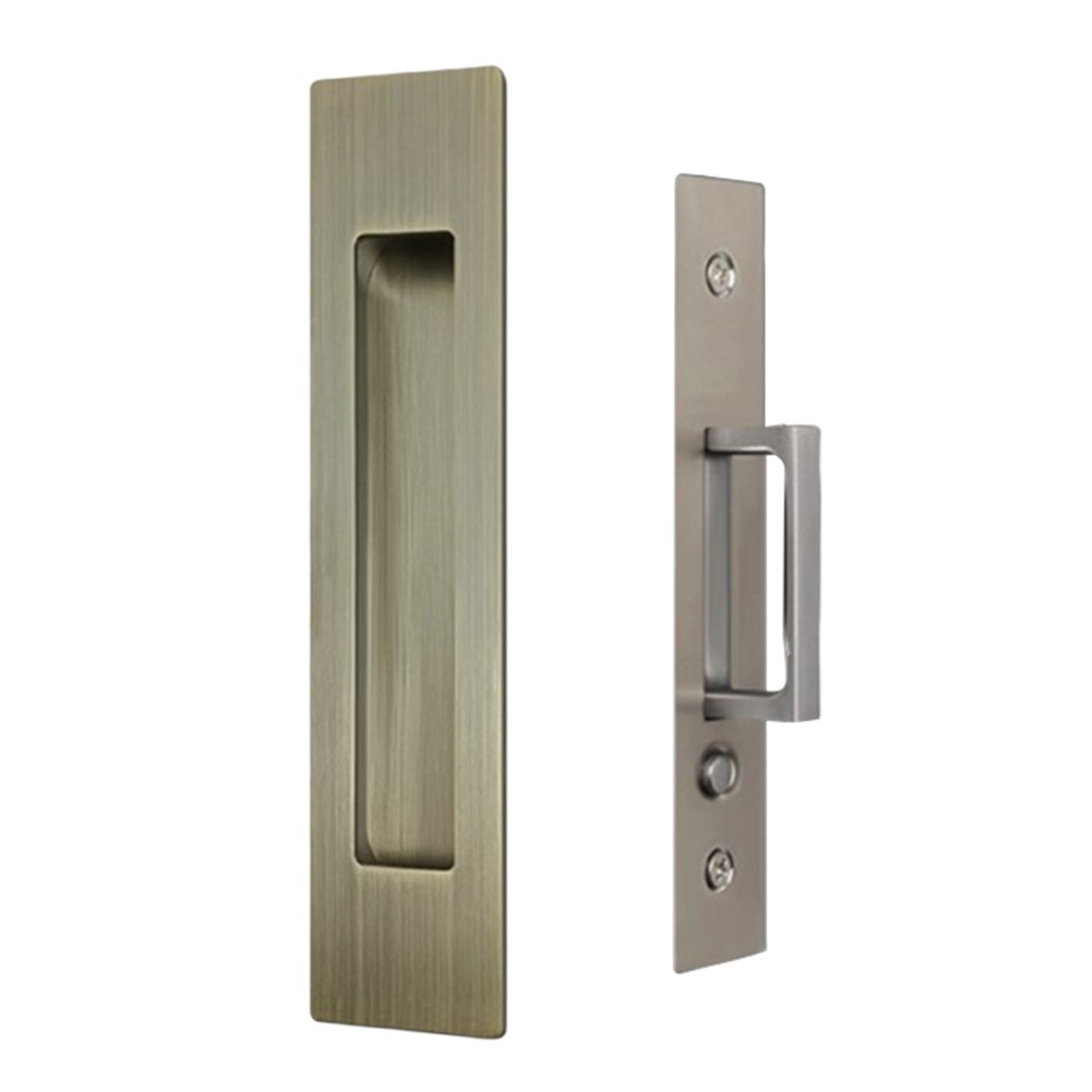 Minimalist Recessed Finger Flush Pull Handle for Pocket and Closet Doors