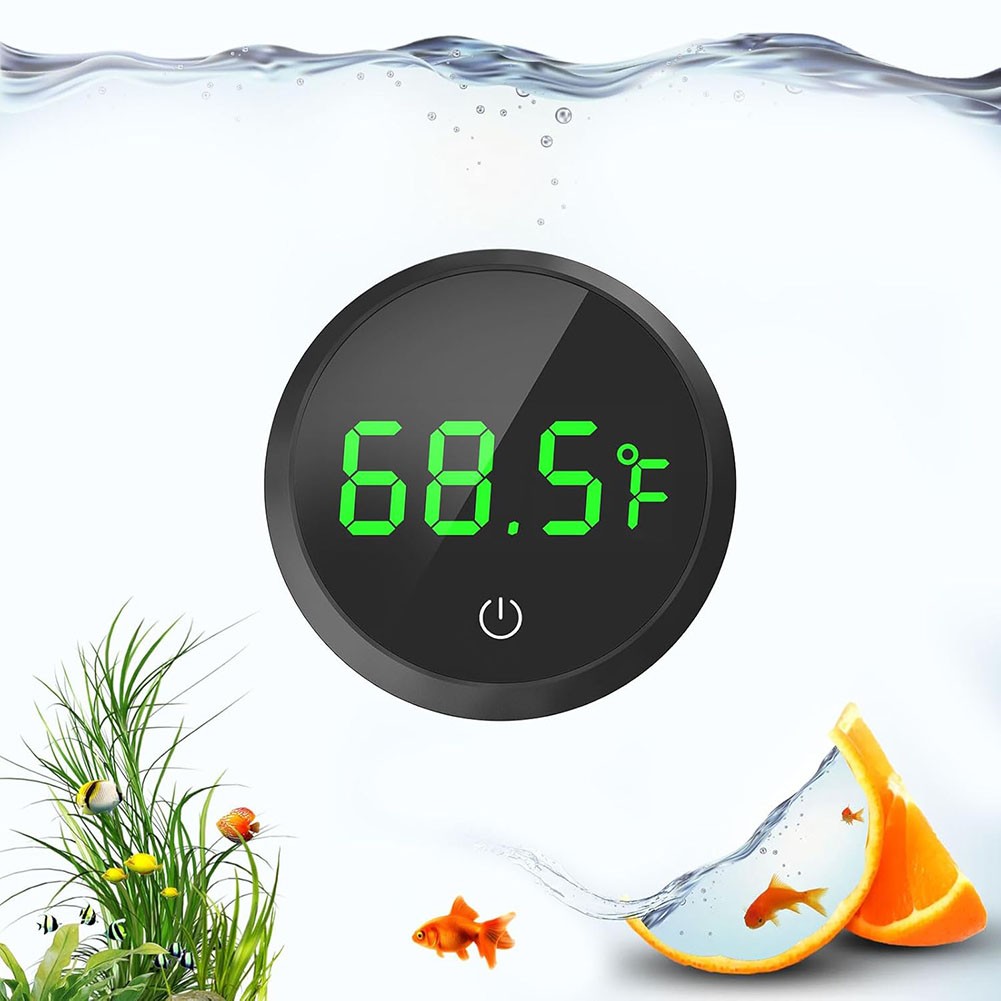 Wireless Fish Tank Thermometer with Clear LED Display for Nighttime Use - Picture 47 of 48