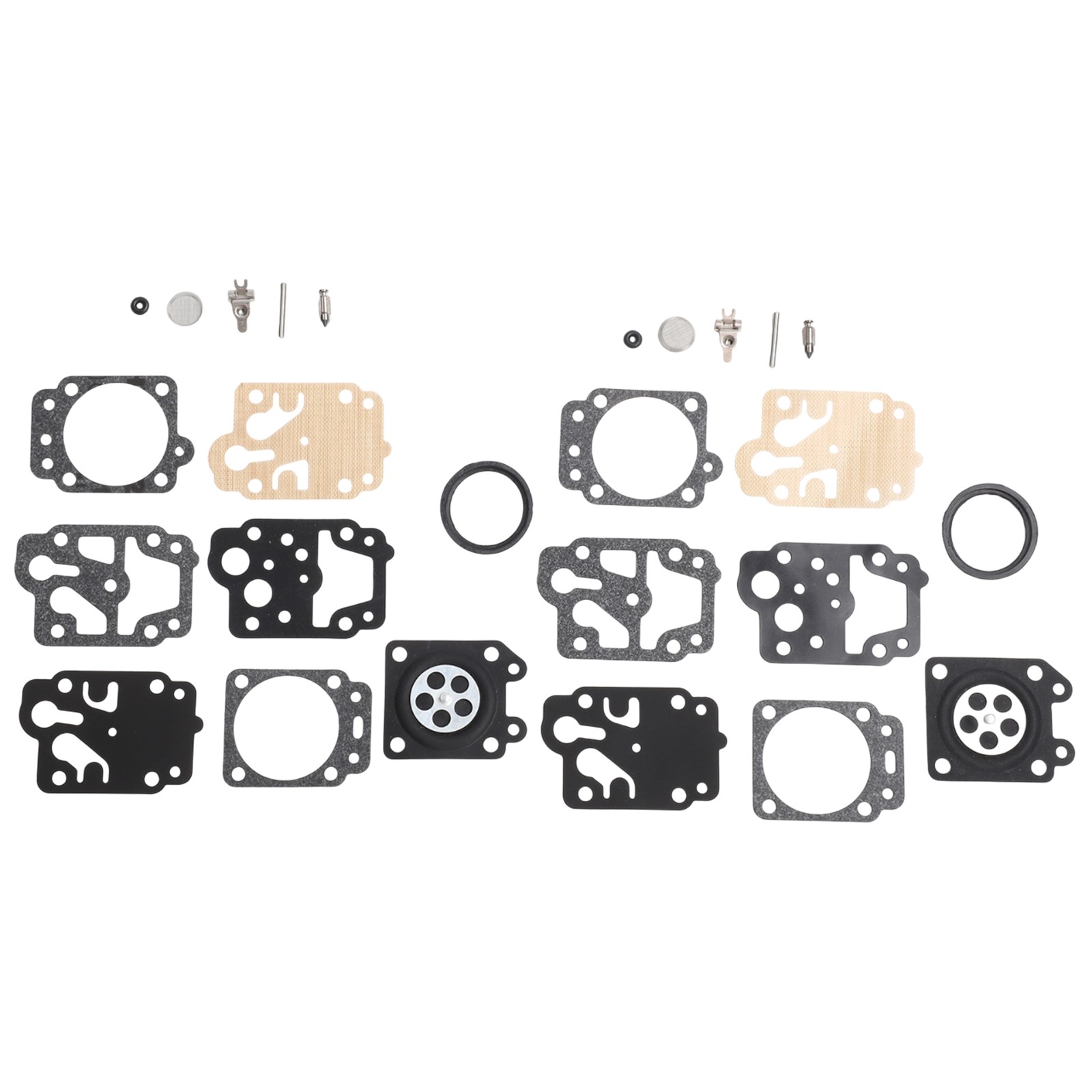 K20WYJ Compatible Carburetor Repair Kit 2 Sets with 13pcs Diaphragm Gasket Set - Picture 7 of 18
