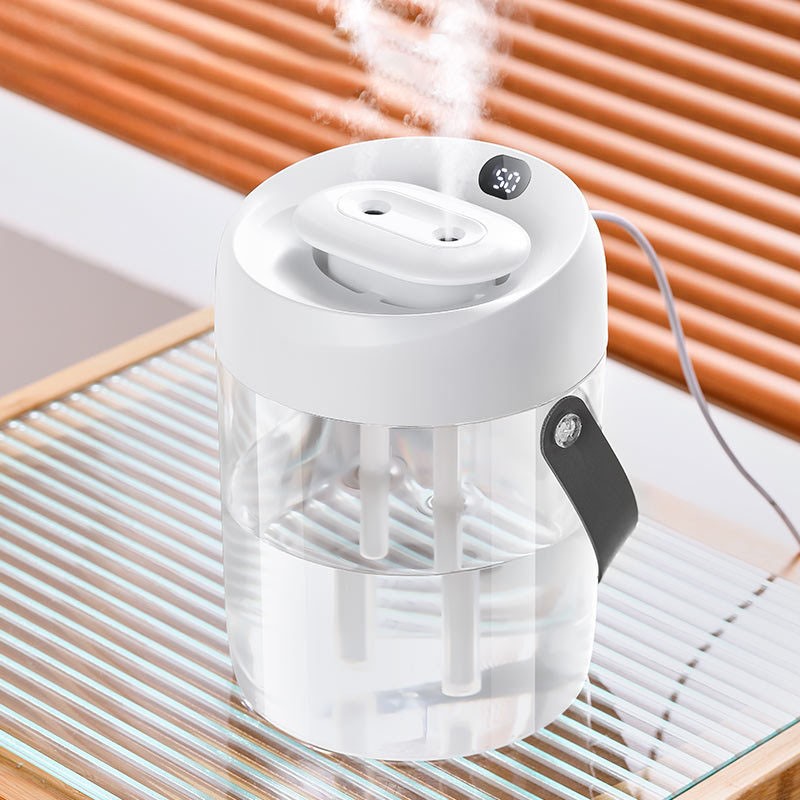 Humidificador doméstico 2L con pantalla digital y función de luz colorida - Imagen 21 de 22