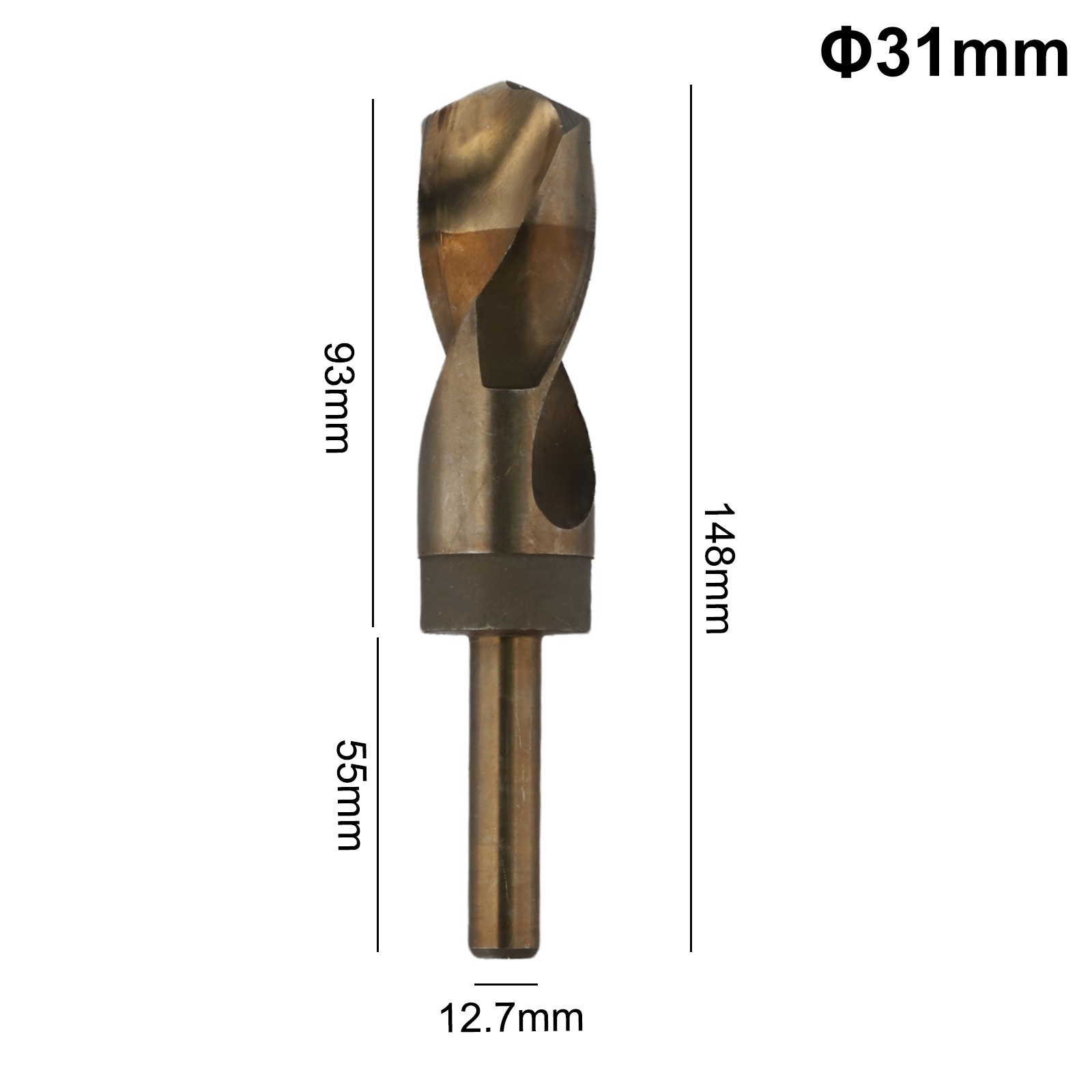 Quick Drilling Cobalt Drill Bit 21mm to 35mm for Hand and Bench Drills - Picture 66 of 78