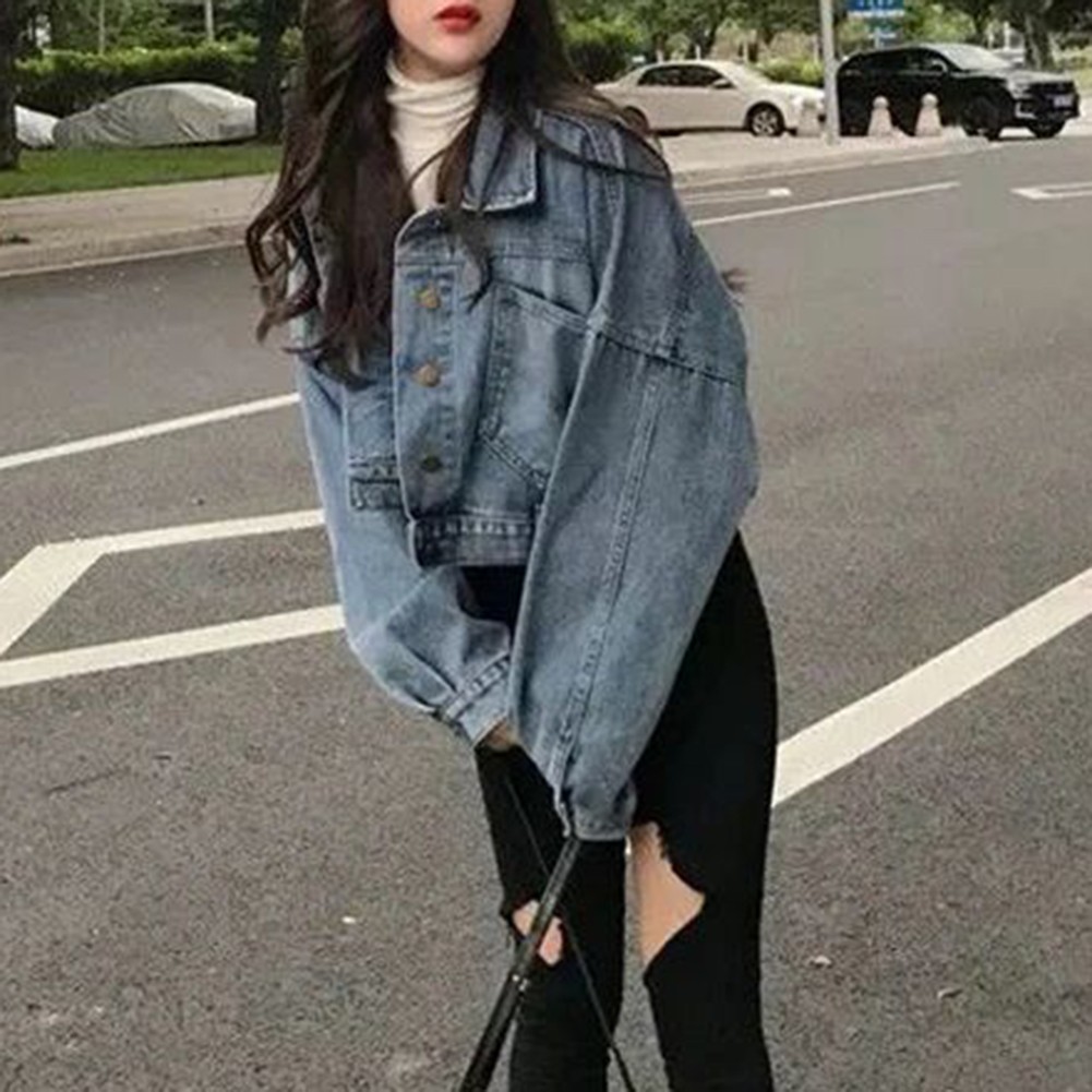 Womens Fashionable Cropped Jacket with Back Slit Perfect for Daily Outings - Picture 23 of 56