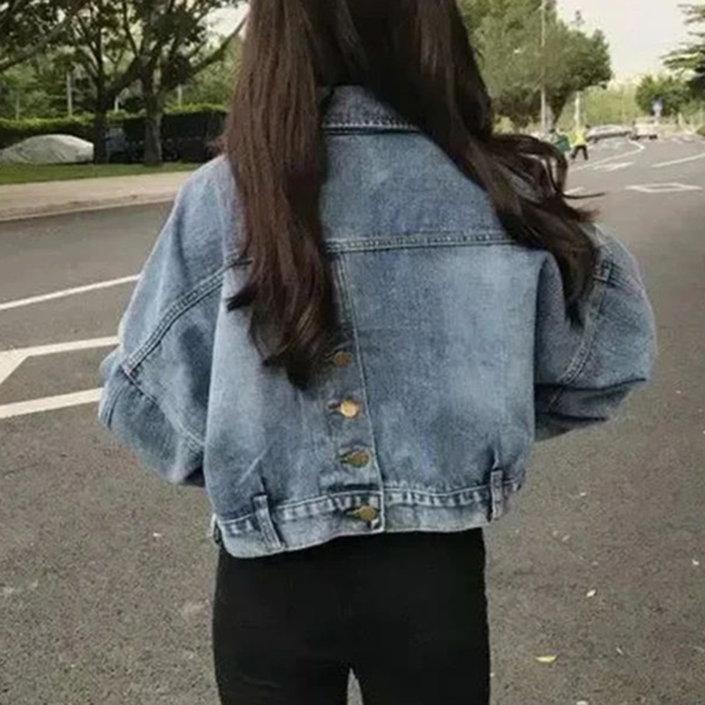 Womens Fashionable Cropped Jacket with Back Slit Perfect for Daily Outings - Picture 19 of 56