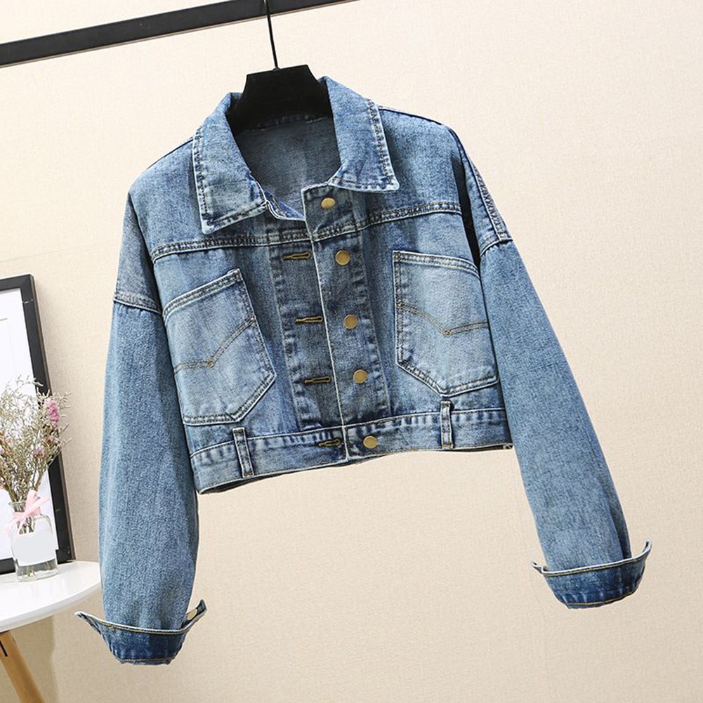 Womens Fashionable Cropped Jacket with Back Slit Perfect for Daily Outings - Picture 13 of 56