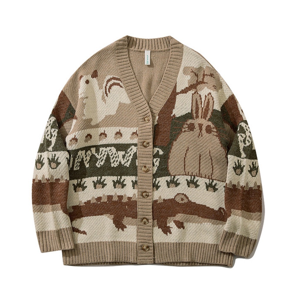 Knitwear featuring Adorable Cartoon Prints Perfect for Daily Outings in Spring - Picture 13 of 40