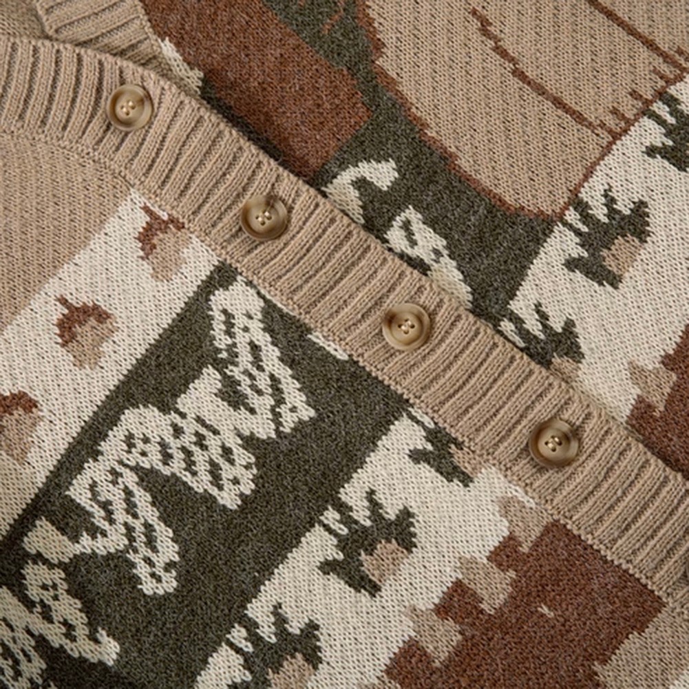Knitwear featuring Adorable Cartoon Prints Perfect for Daily Outings in Spring - Picture 16 of 40