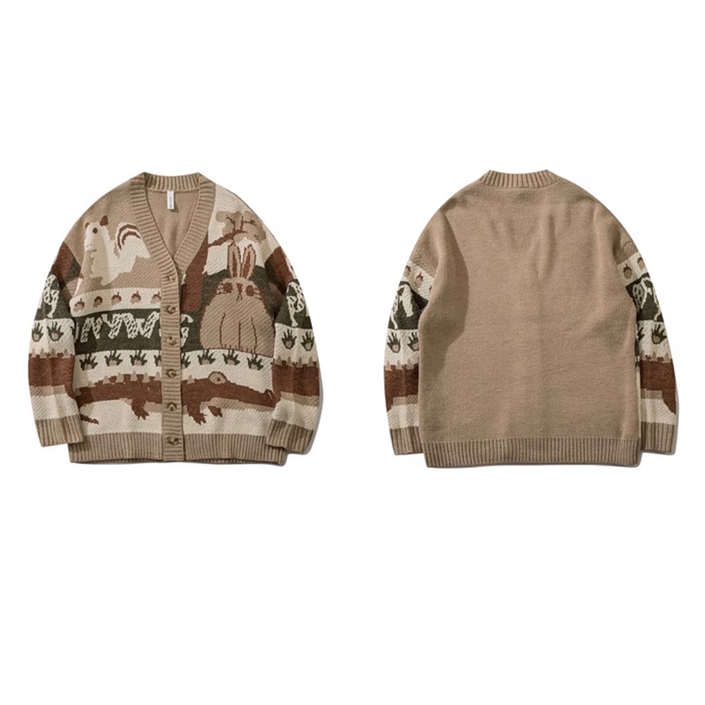 Knitwear featuring Adorable Cartoon Prints Perfect for Daily Outings in Spring - Picture 18 of 40