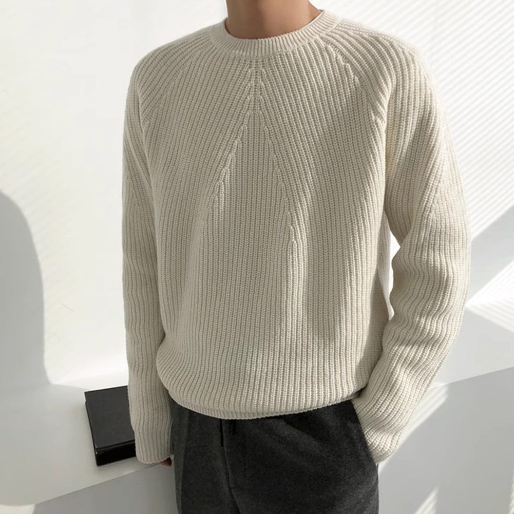 Lifestyle Ready Men's Jacquard Knit Top Perfect for Fall and Spring Wear - Picture 19 of 67