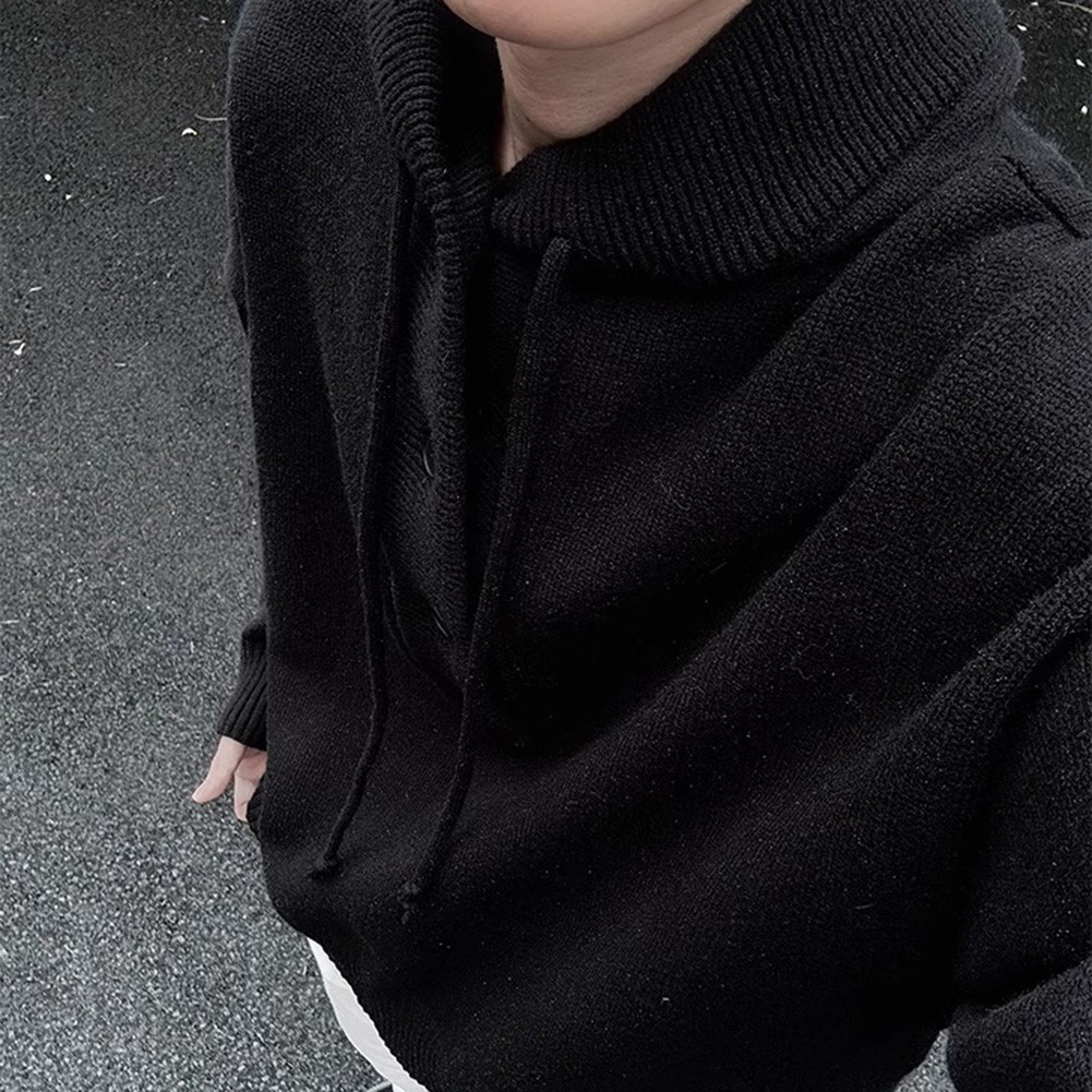 Men's Relaxed Fit Hooded Sweater Ideal Choice for Spring and Autumn Fashion - Picture 14 of 48
