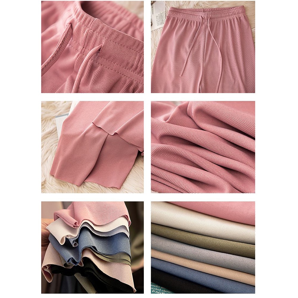 Pantalon ample taille haute Breezy vente en gros parfaitement adapté pour garde-robe printemp