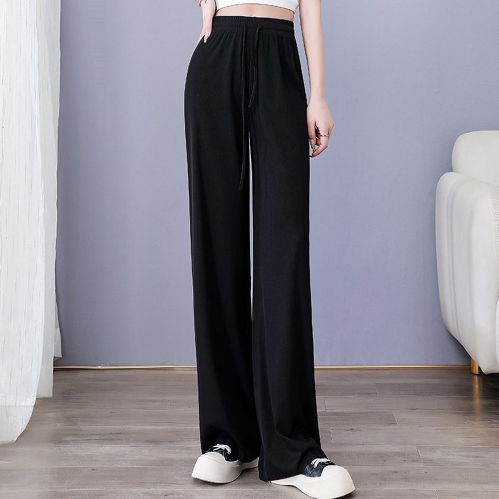 Pantalon ample taille haute Breezy soldes parfaitement adapté pour garde-robe printemp